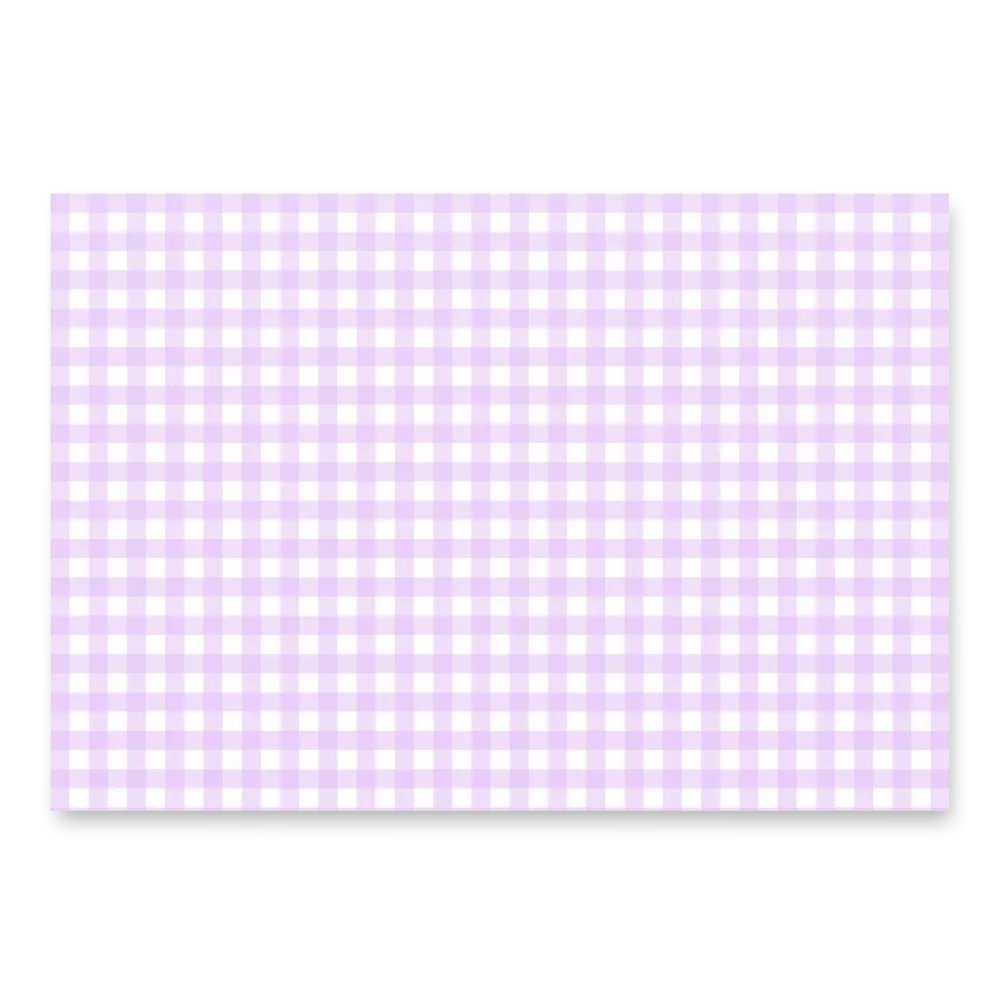 Soft Lavender Gingham Gift Wrap Set (Set of 3) product image (2)