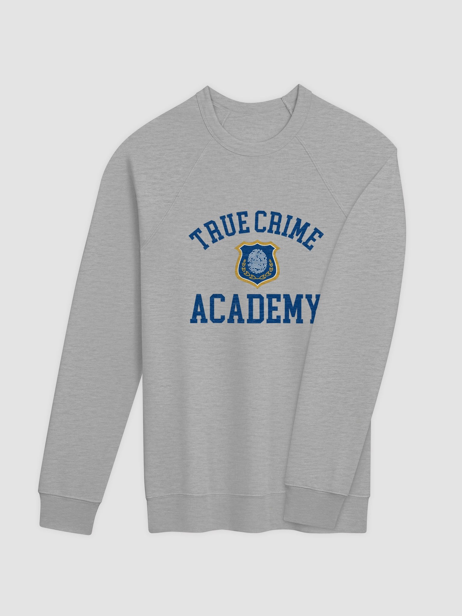 True Crime Academy Pullover Sweatshirt - Light Grey product image (4)
