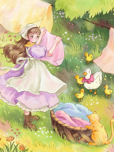 Laundry Season!!🩵

Happy Wednesday to all the cuties!! 💐🌷
It’s me again. This is my new post for this week, a peaceful scene ...