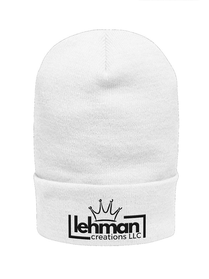 White Logo Beanie product image (1)