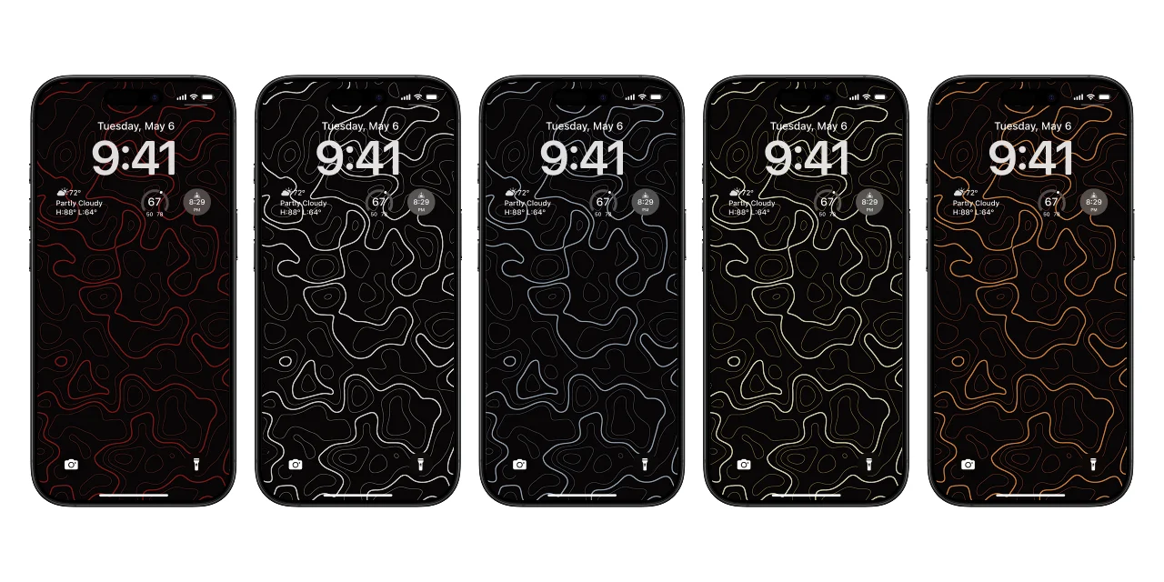 Topo Wallpaper Pack product image (3)