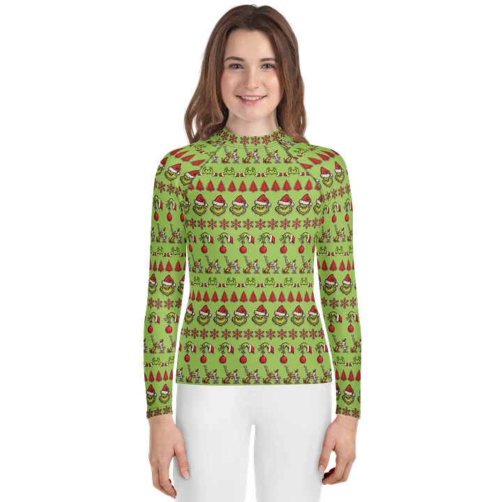 Grinch Youth PJs Top only product image (1)