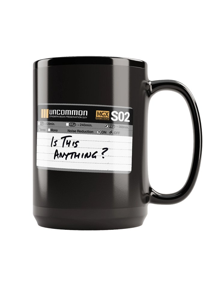 "Is This Anything? Logo Black Mug product image (1)
