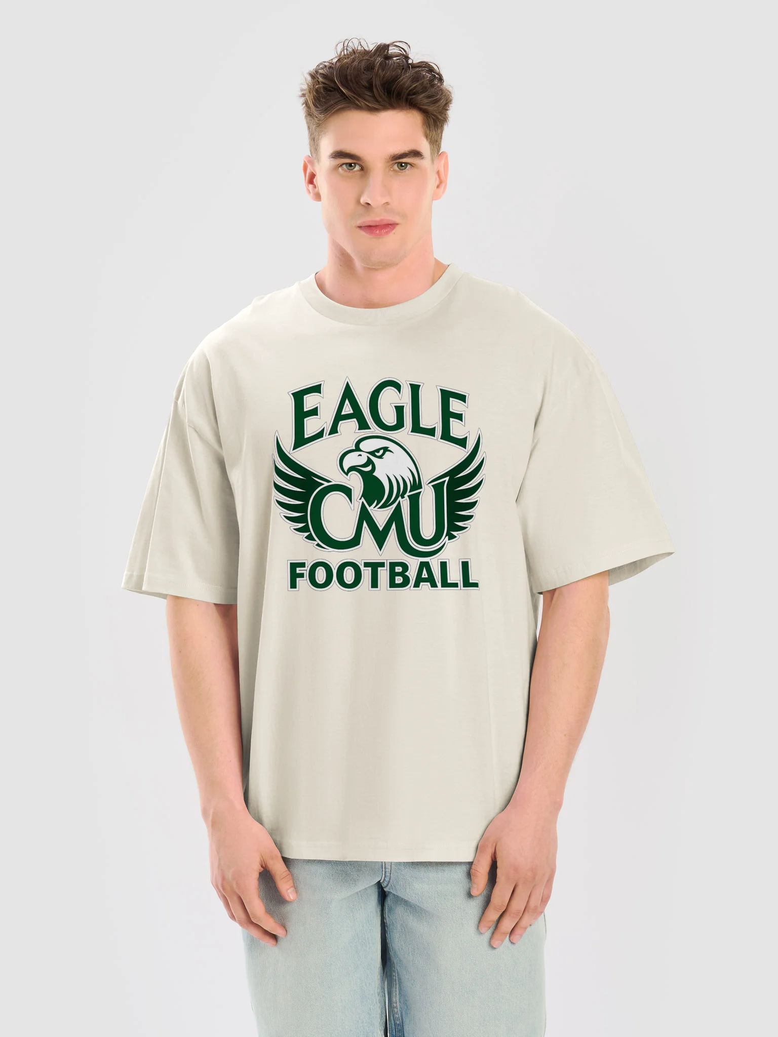 Eagle CMU Football Oversized Tee product image (9)