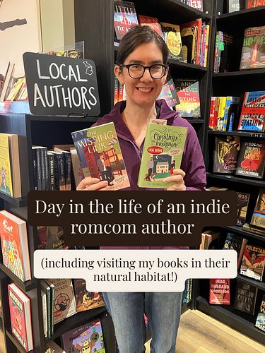 A pretty normal morning as an indie romcom author, but any occasion where I get to visit @serendipity_books_chelsea makes it ...