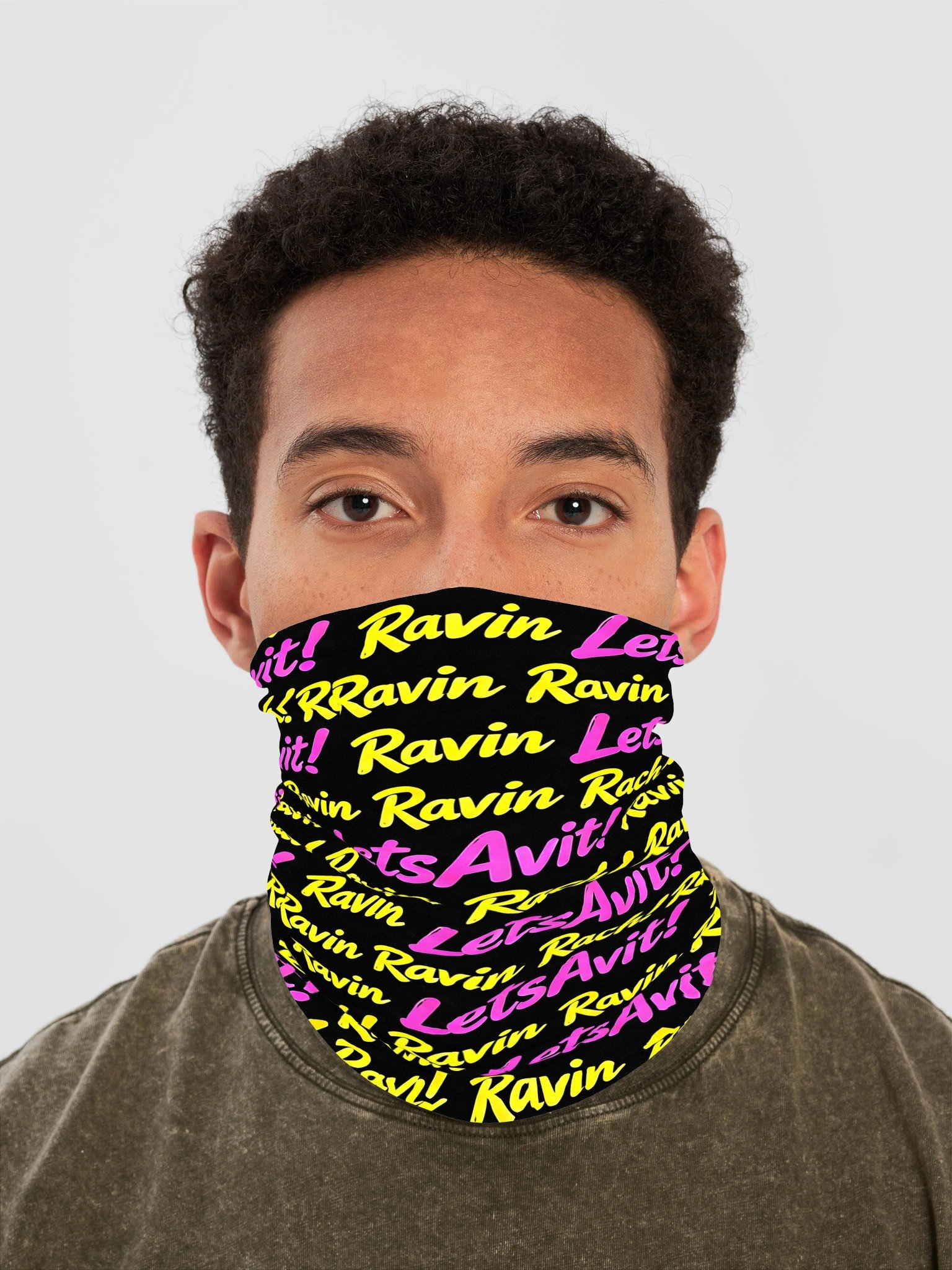 Ravinrach! LetsAvit! Neck Gaiter - pink product image (1)