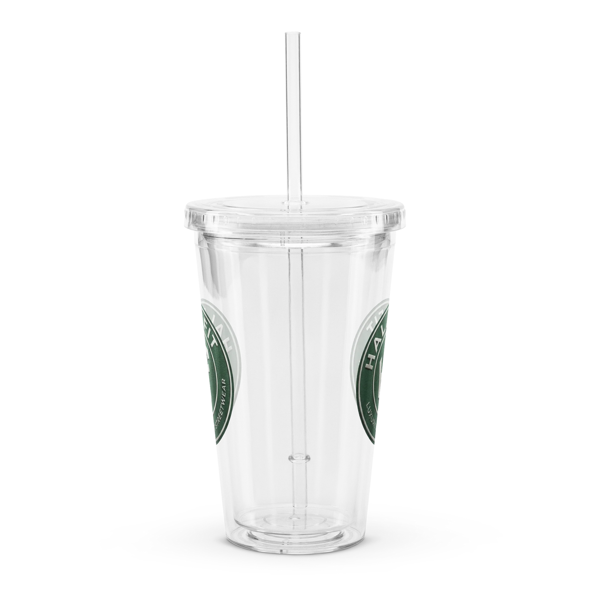 Halal Fit - Double Wall Clear Plastic Tumbler product image (1)