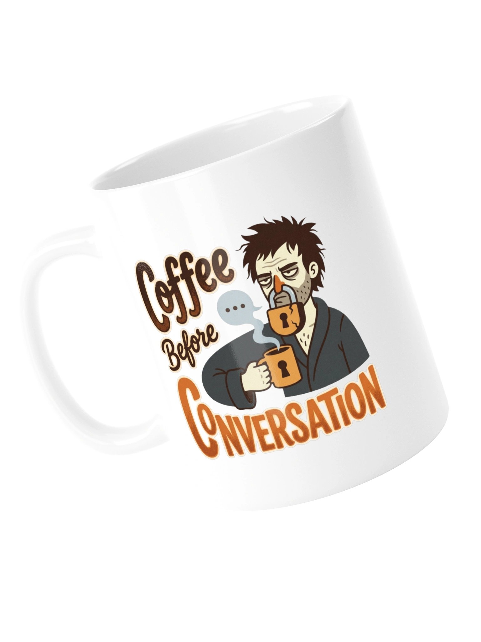 "Coffee Before Conversation" Ceramic Mug product image (14)