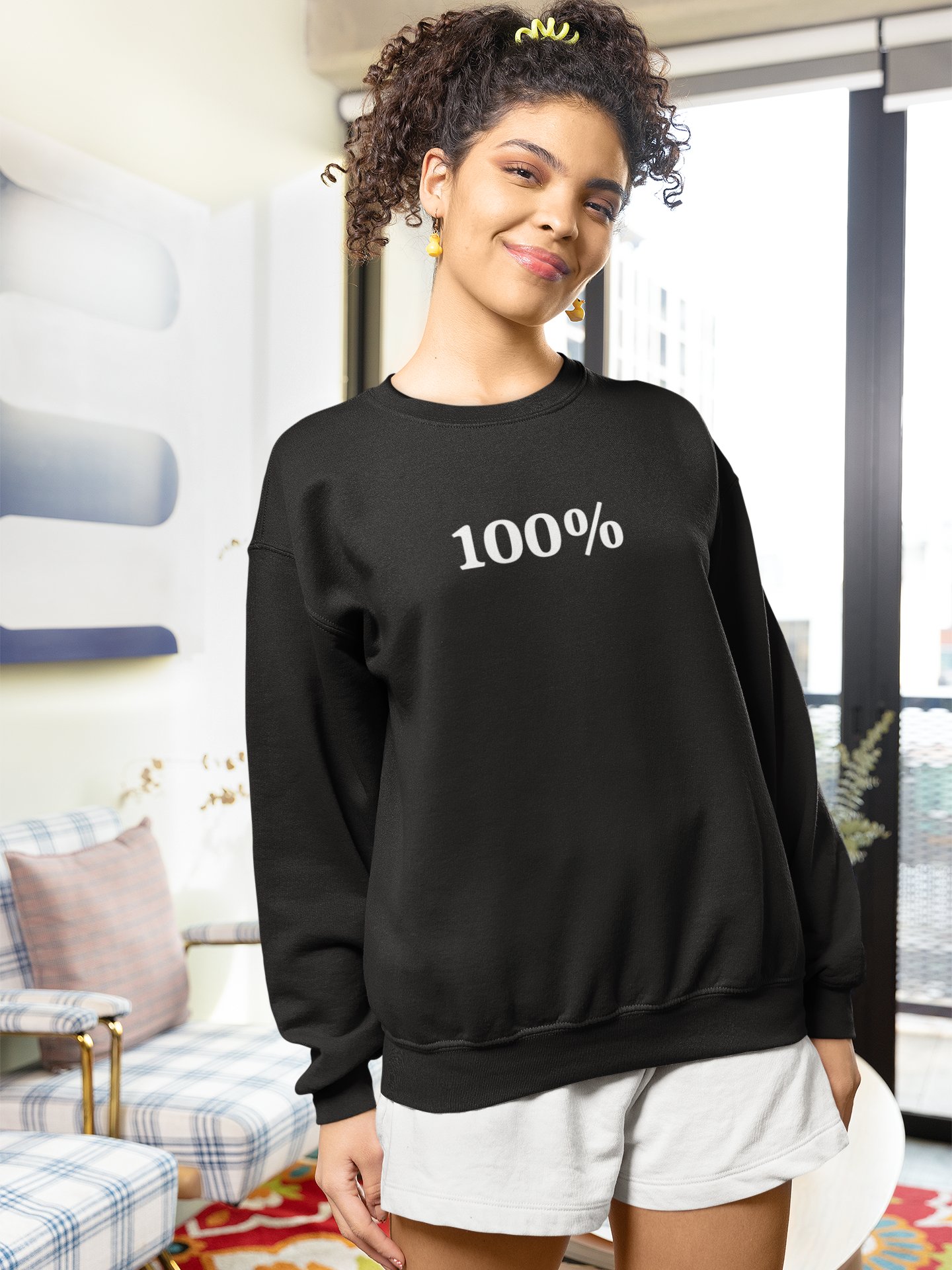 "100%" My Vibe Crewneck Sweatshirt #2 product image (1)