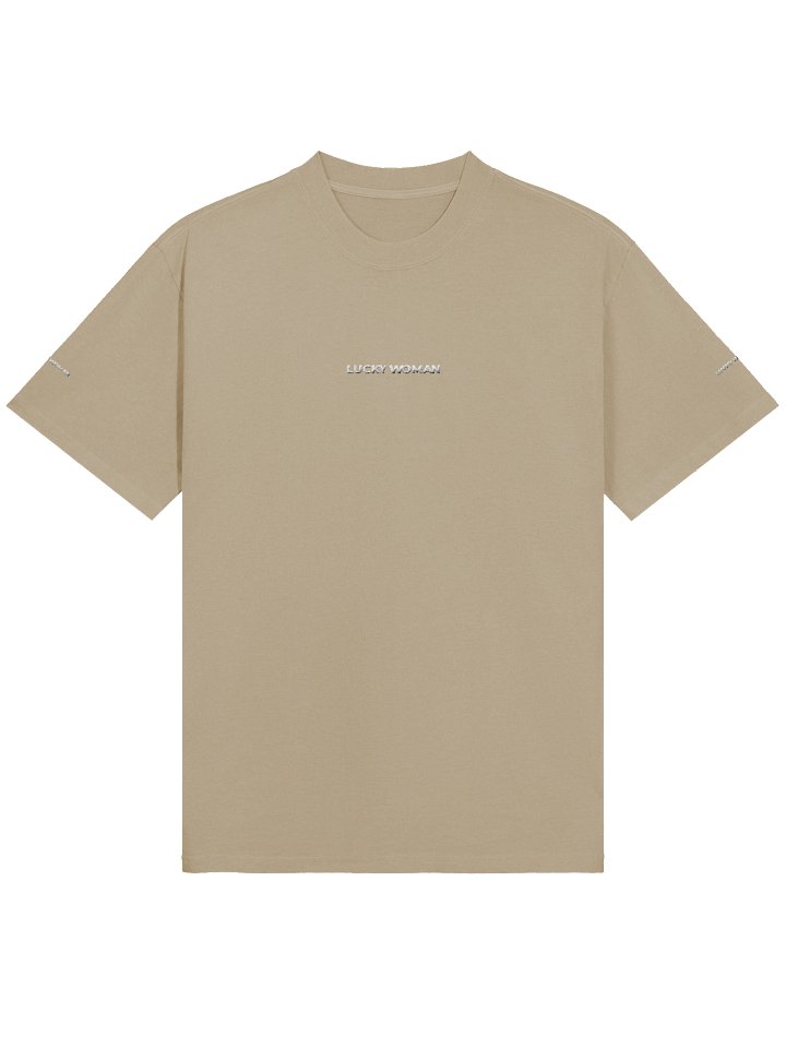 "LUCKY WOMAN" PREMIUM EMBROIDERED TSHIRT product image (4)