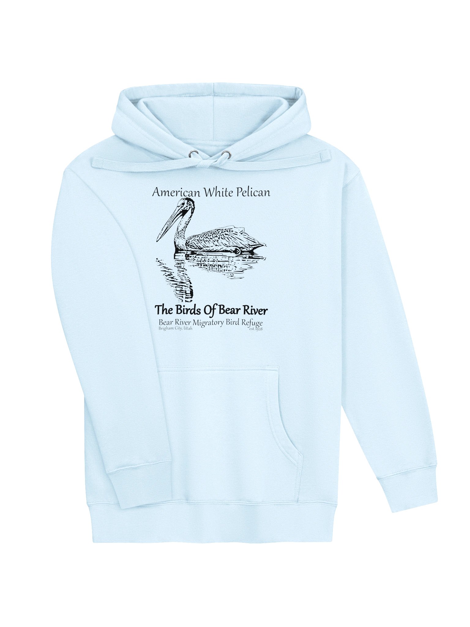Birds of Bear River American White Pelican Unisex Premium Hoodie product image (75)