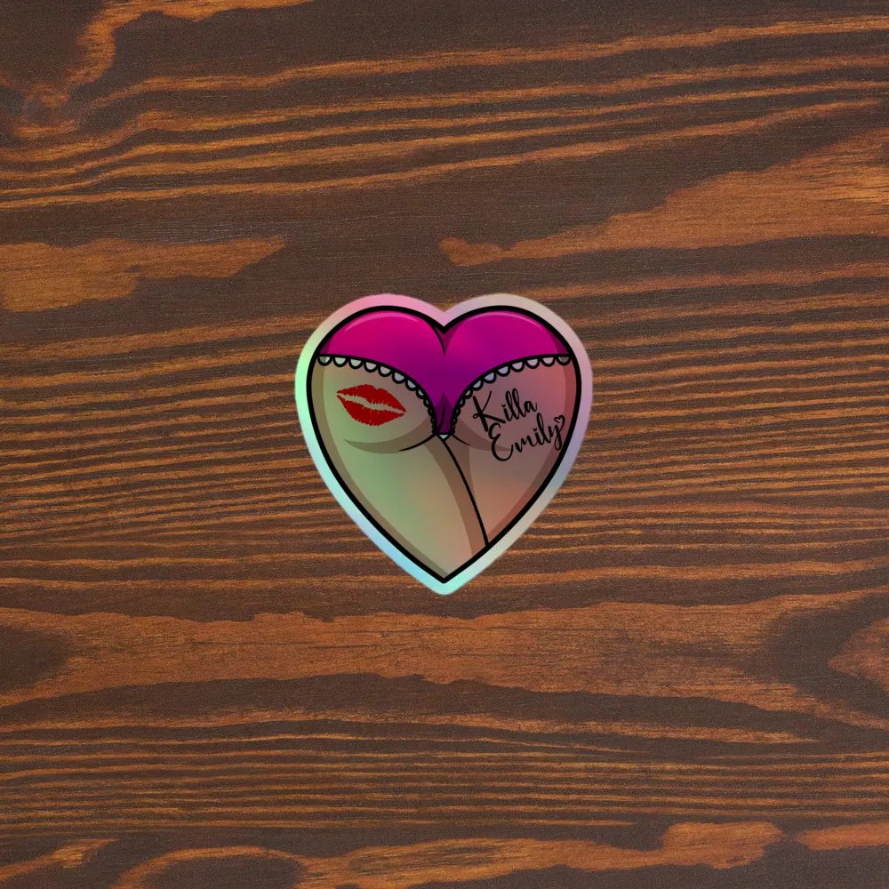 HEART BUTT STICKER product image (5)