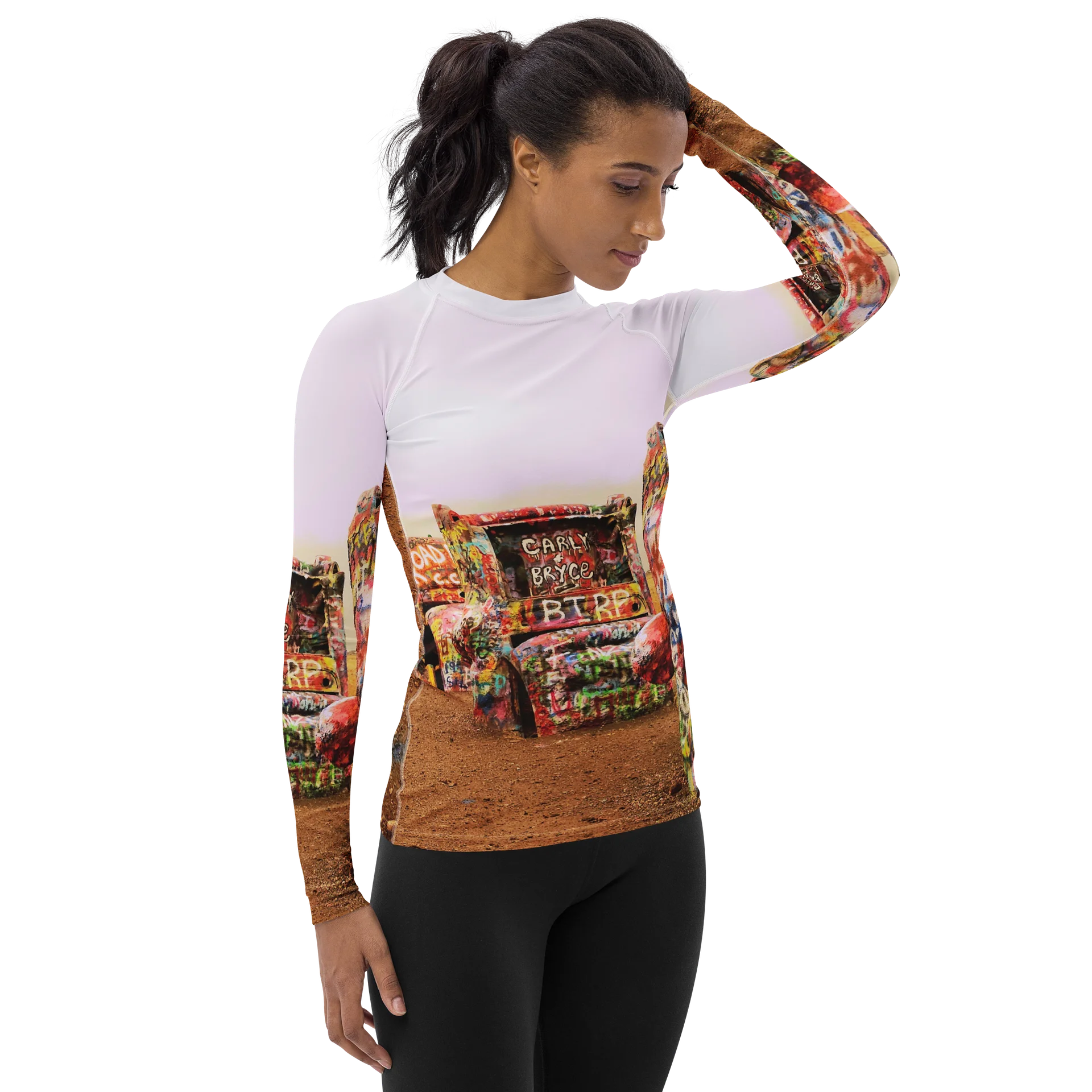 Cadillac Ranch Women's Rash Guard product image (4)