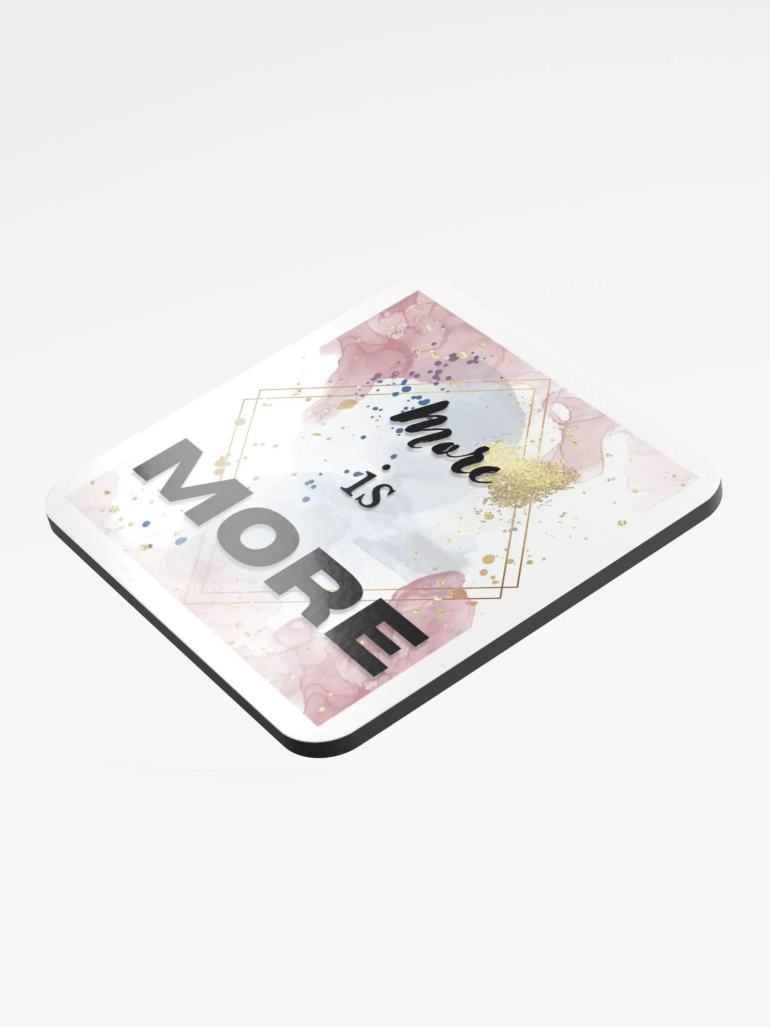 More Is MORE Pink Coaster product image (3)