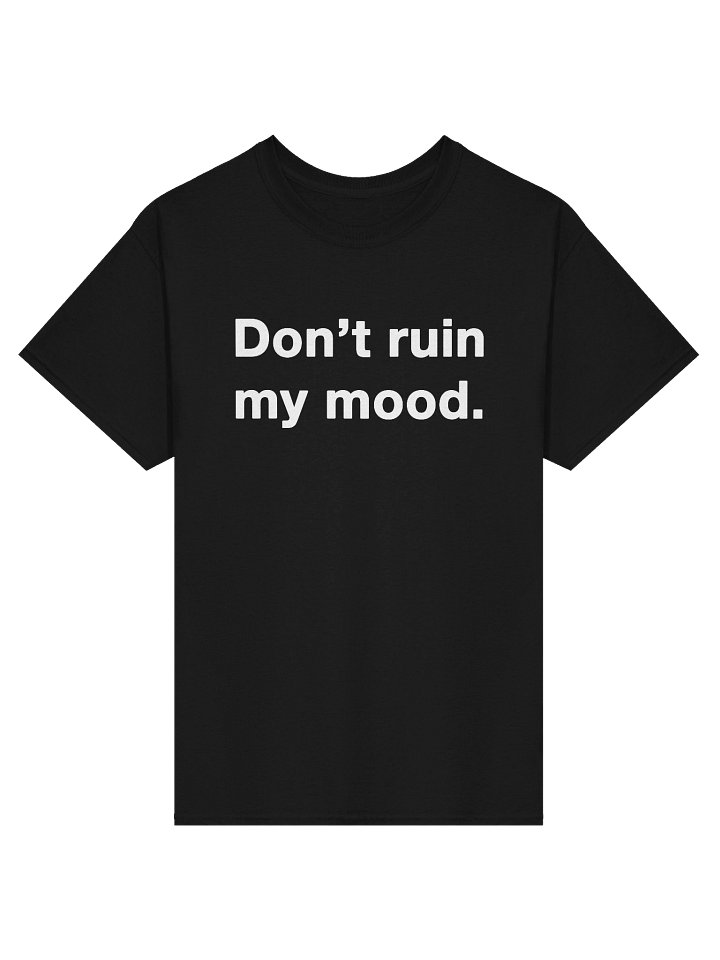 Don't ruin my mood. T-Shirt product image (1)