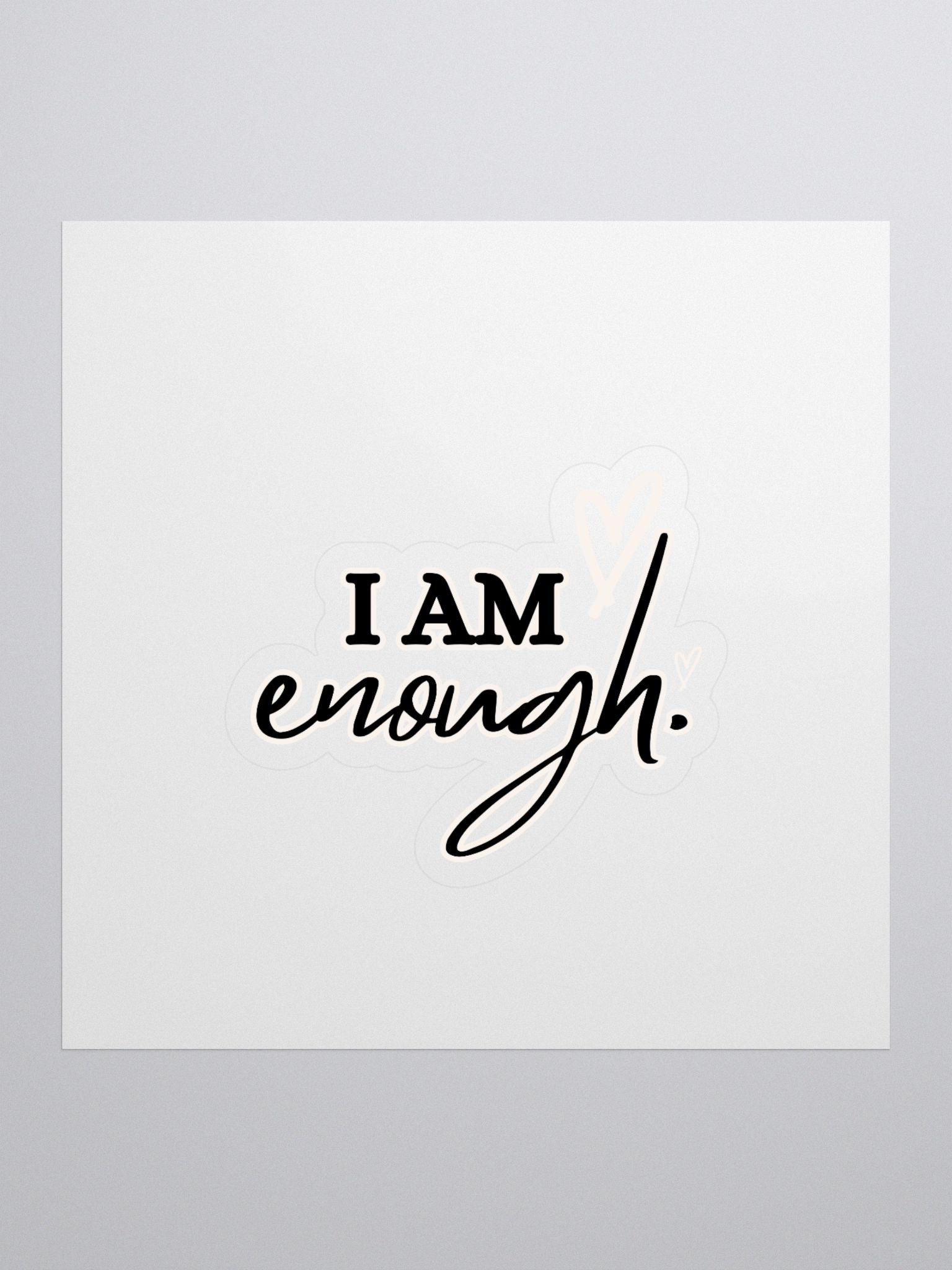 I Am Enough Sticker product image (1)
