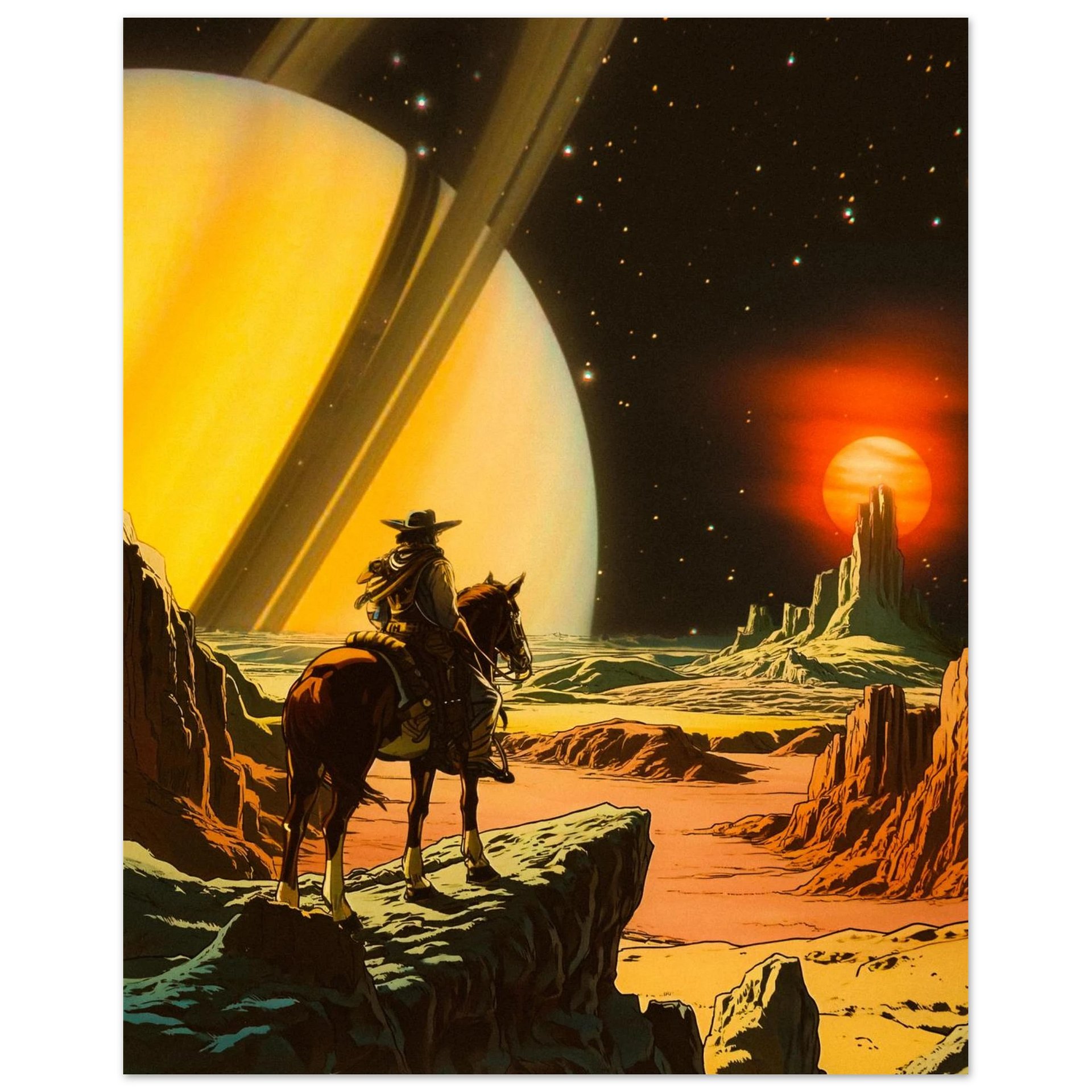 Cosmic Cowboy Wall Art product image (1)