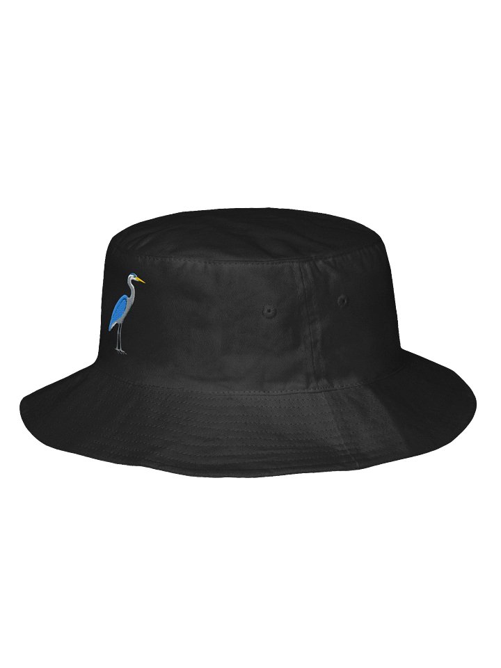Great Blue Heron Embroidered Bucket Hat | Heron Bird Sun Hat product image (8)
