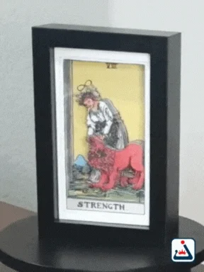 Strength – 3D Tarot Shadow Box Art product image (2)