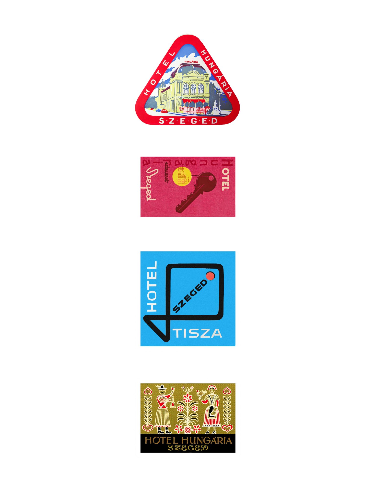 Szeged Hotel Stickers product image (3)