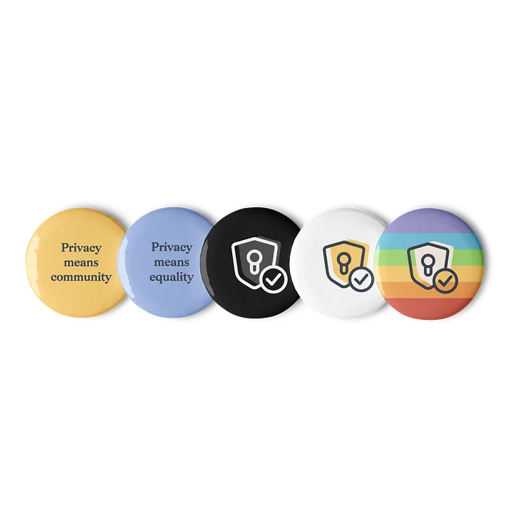Privacy Means Many Things - Button Set 2 product image (1)