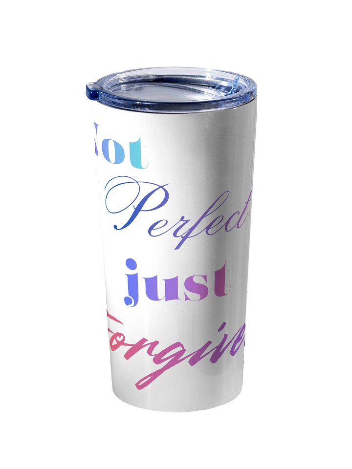 "Not Perfect Just Forgiven" Christian 20oz Travel Mug product image (2)