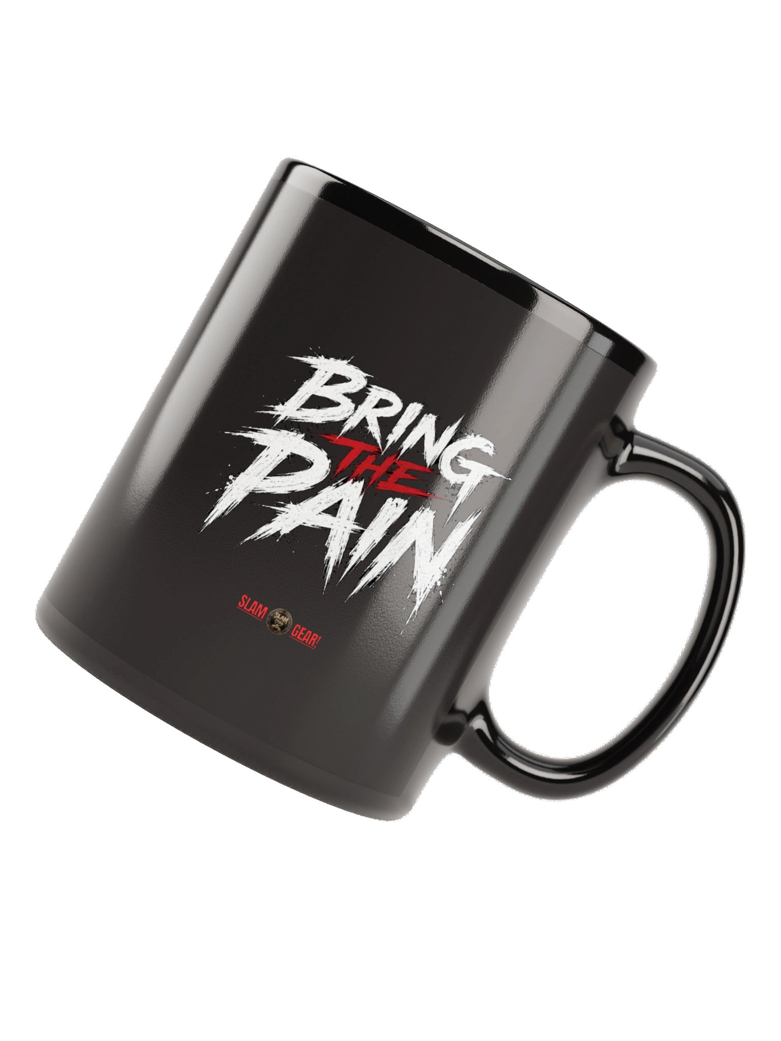 Bring the Pain Black Glossy Mug product image (5)