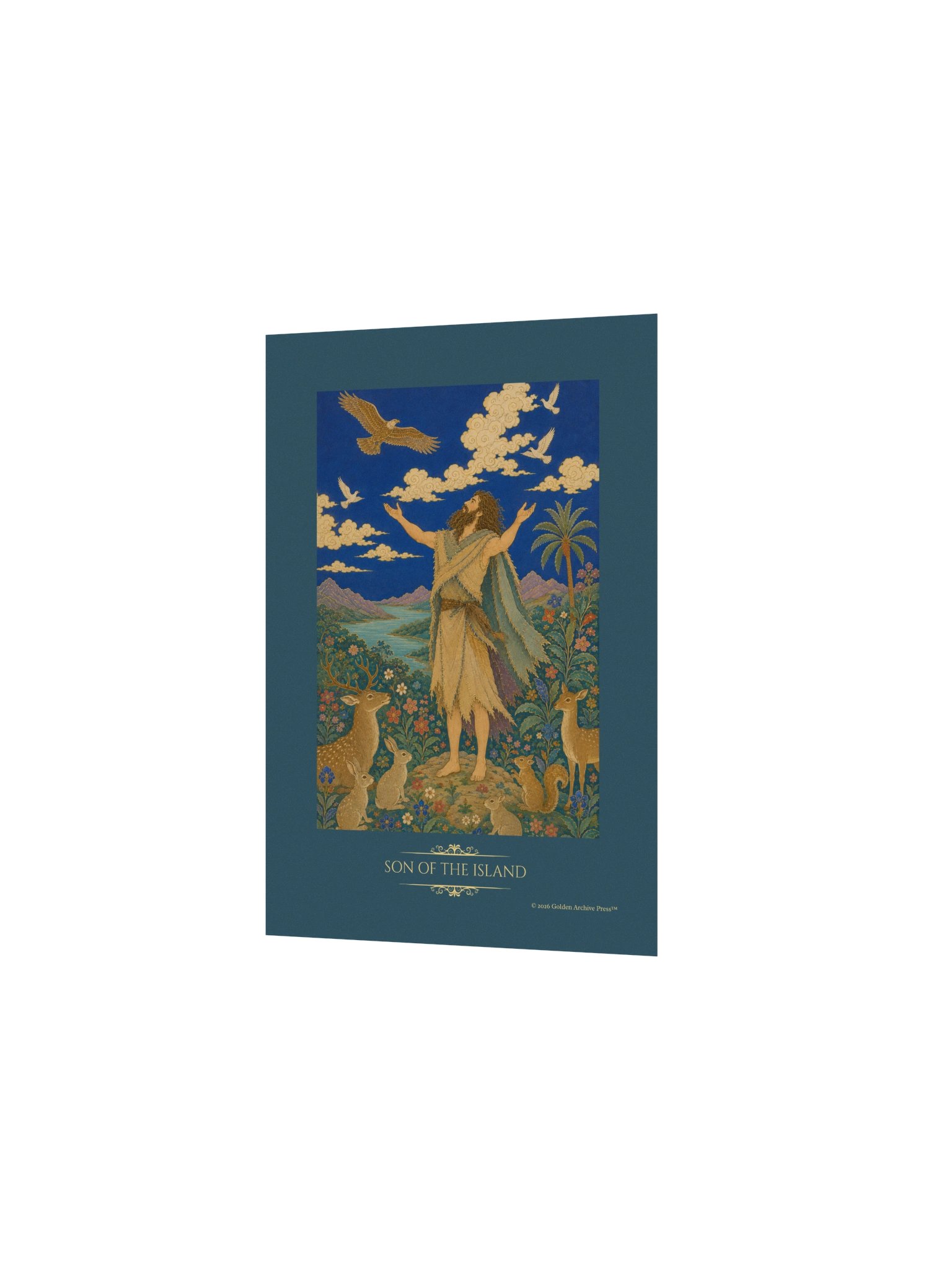 Son of the Island — Miniature Art Print (Man and Nature) product image (17)