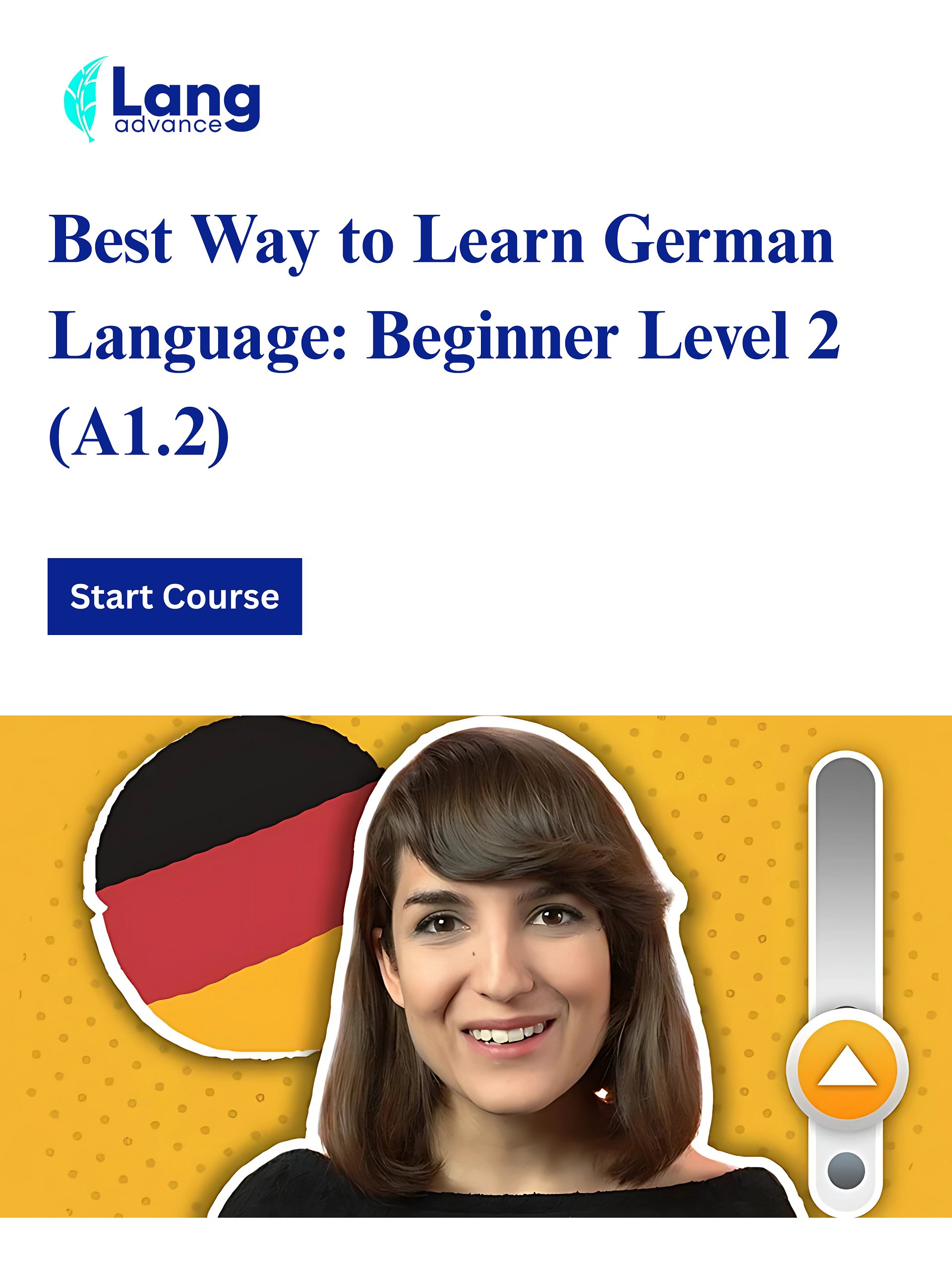 Best Way to Learn German Language: Beginner Level 2 (A1.2) product image (1)
