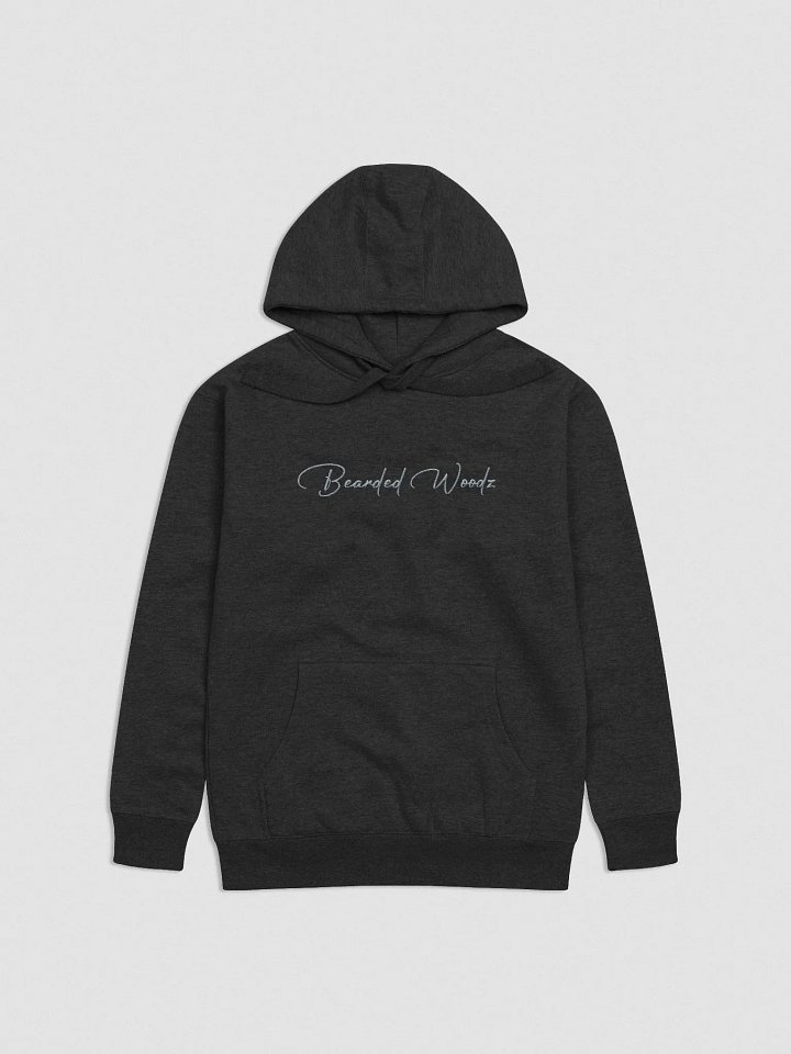 Men's Bearded Woodz Signature Hoodie (Grey Embroidery) product image (1)