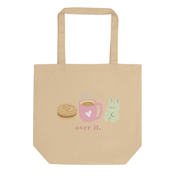 Over It Cookie, Coffee, and Bear Tote Bag product image (3)