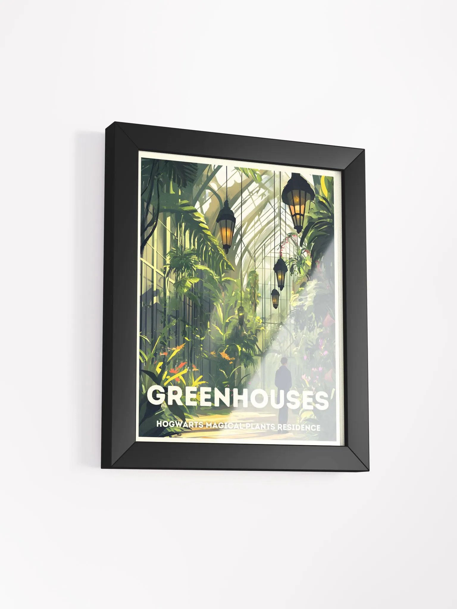 Hogwarts Greenhouses Vintage Travel Poster product image (2)