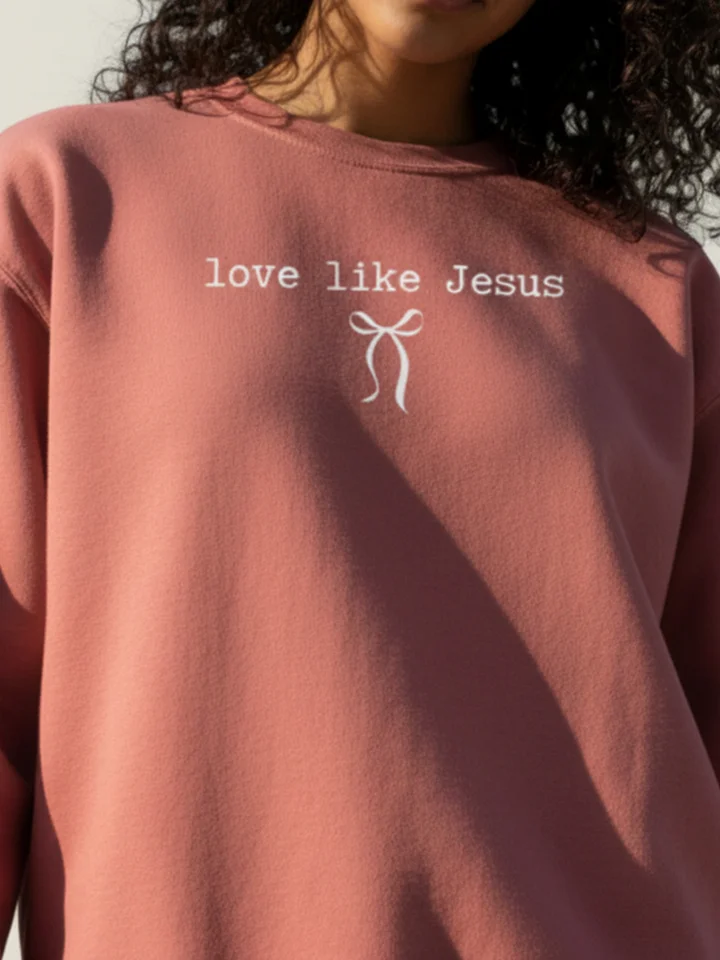 LOVE LIKE JESUS UNISEX CREWNECK product image (6)