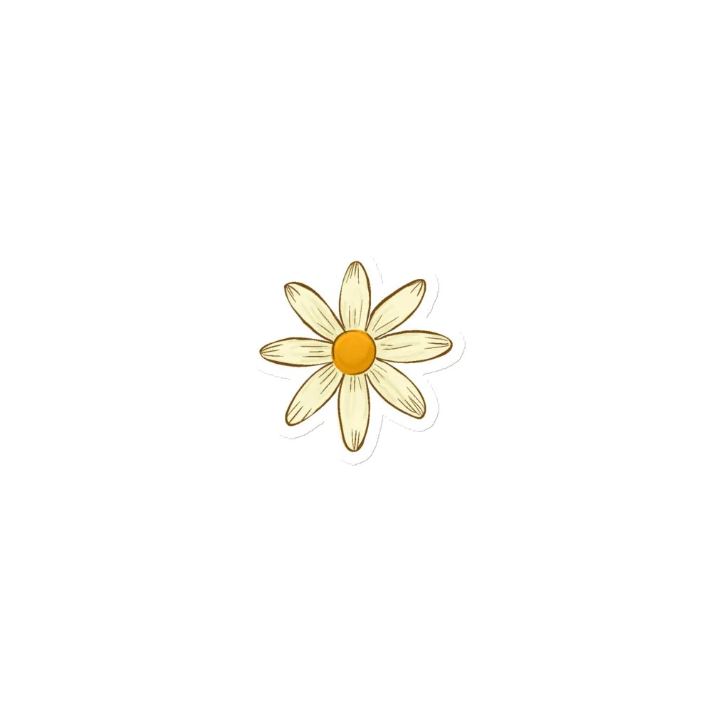 Daisy Head Die Cut Magnet product image (1)