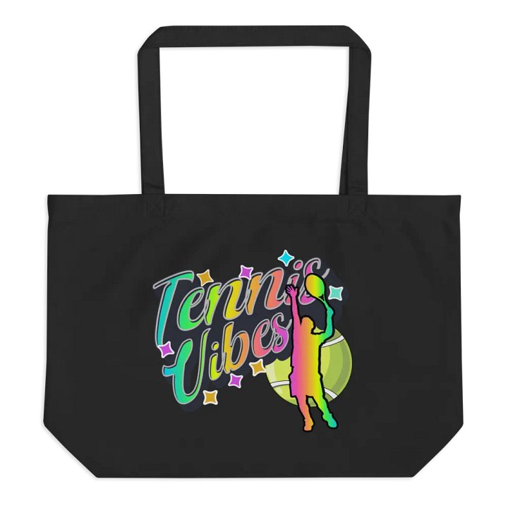 Tennis Vibes Male Neon Rainbow Tote product image (1)