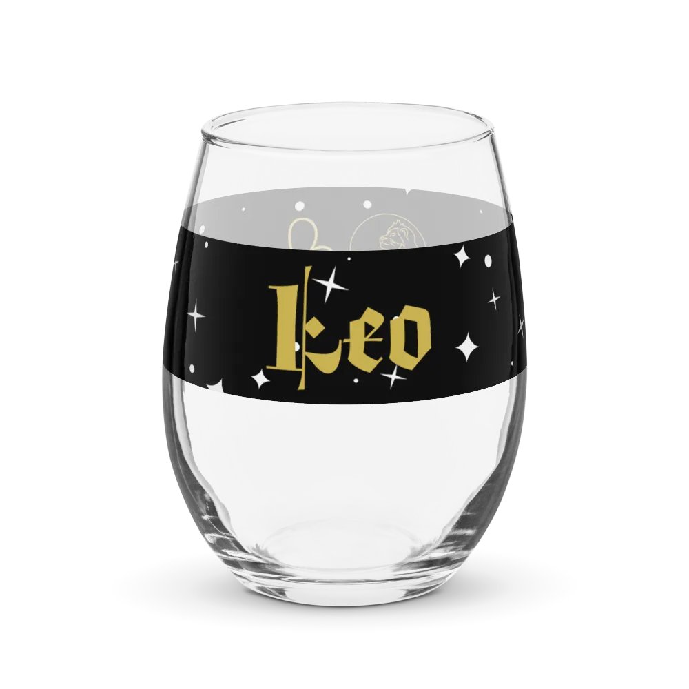 Celestial Leo Stemless Wine Glass product image (1)