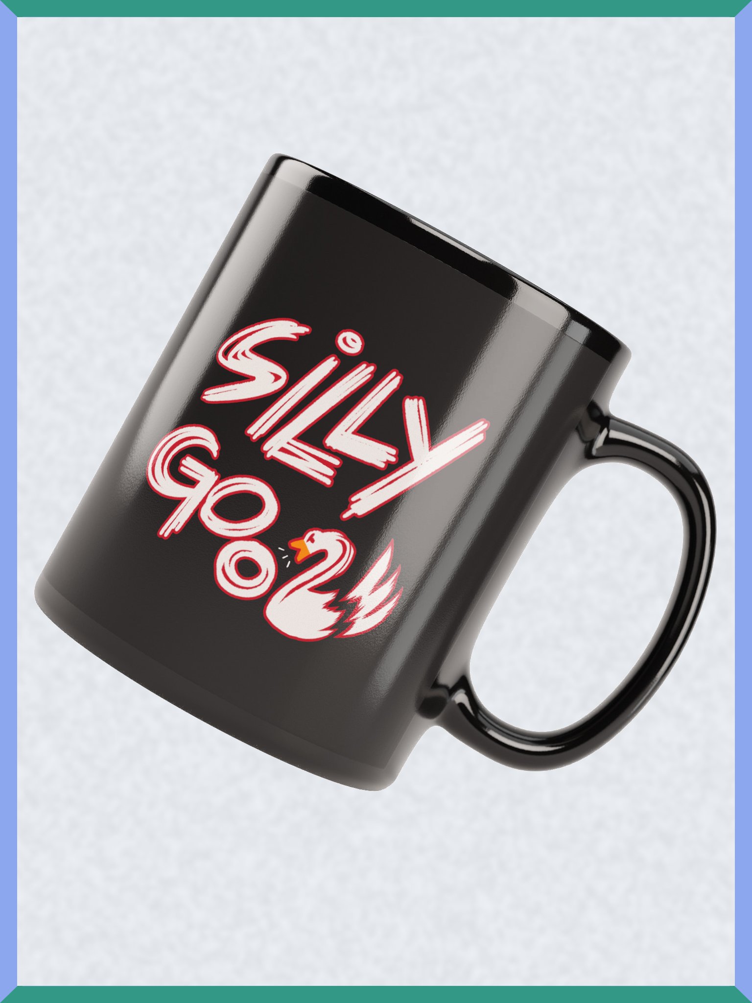 Silly Goose - Glossy Black Mug product image (1)