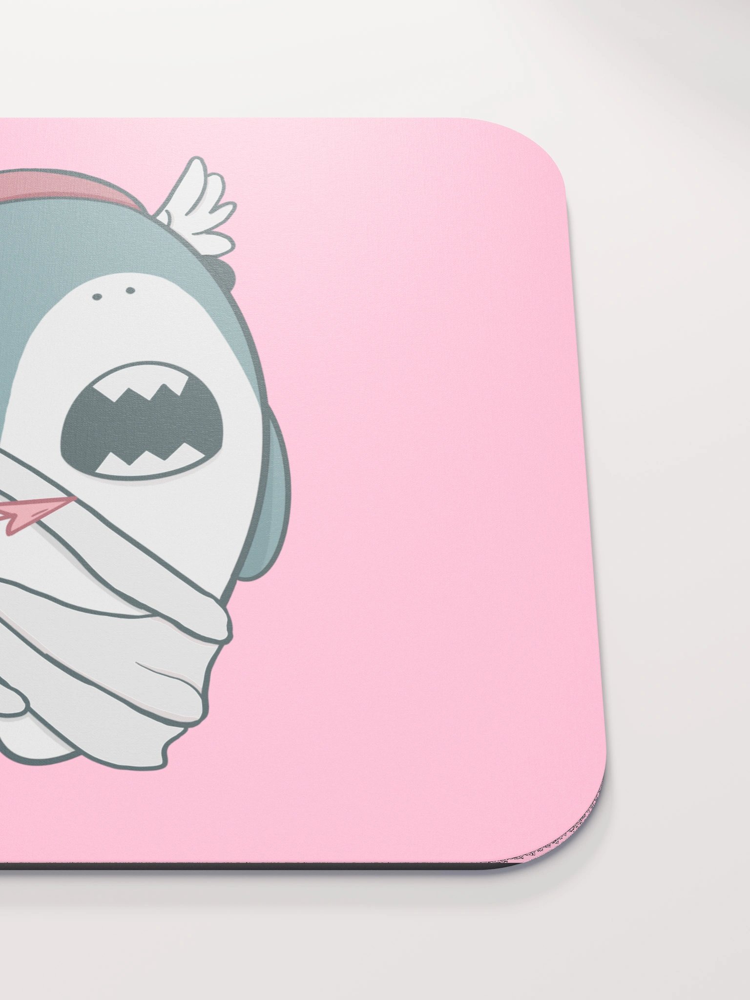 CUPID PINK SHARK MOUSE PAD product image (5)