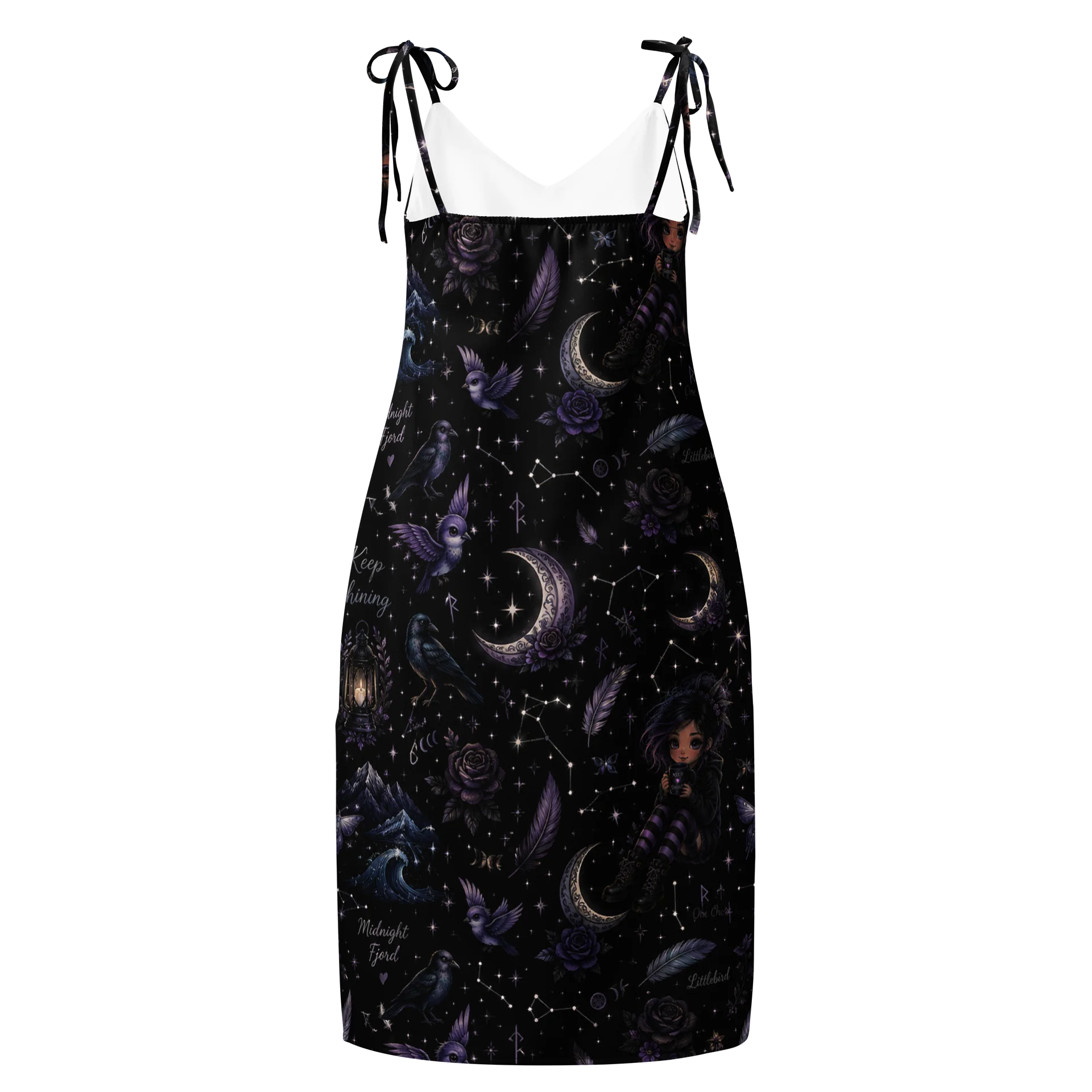 Littlebird's Midnight Fjord Slip Dress product image (2)