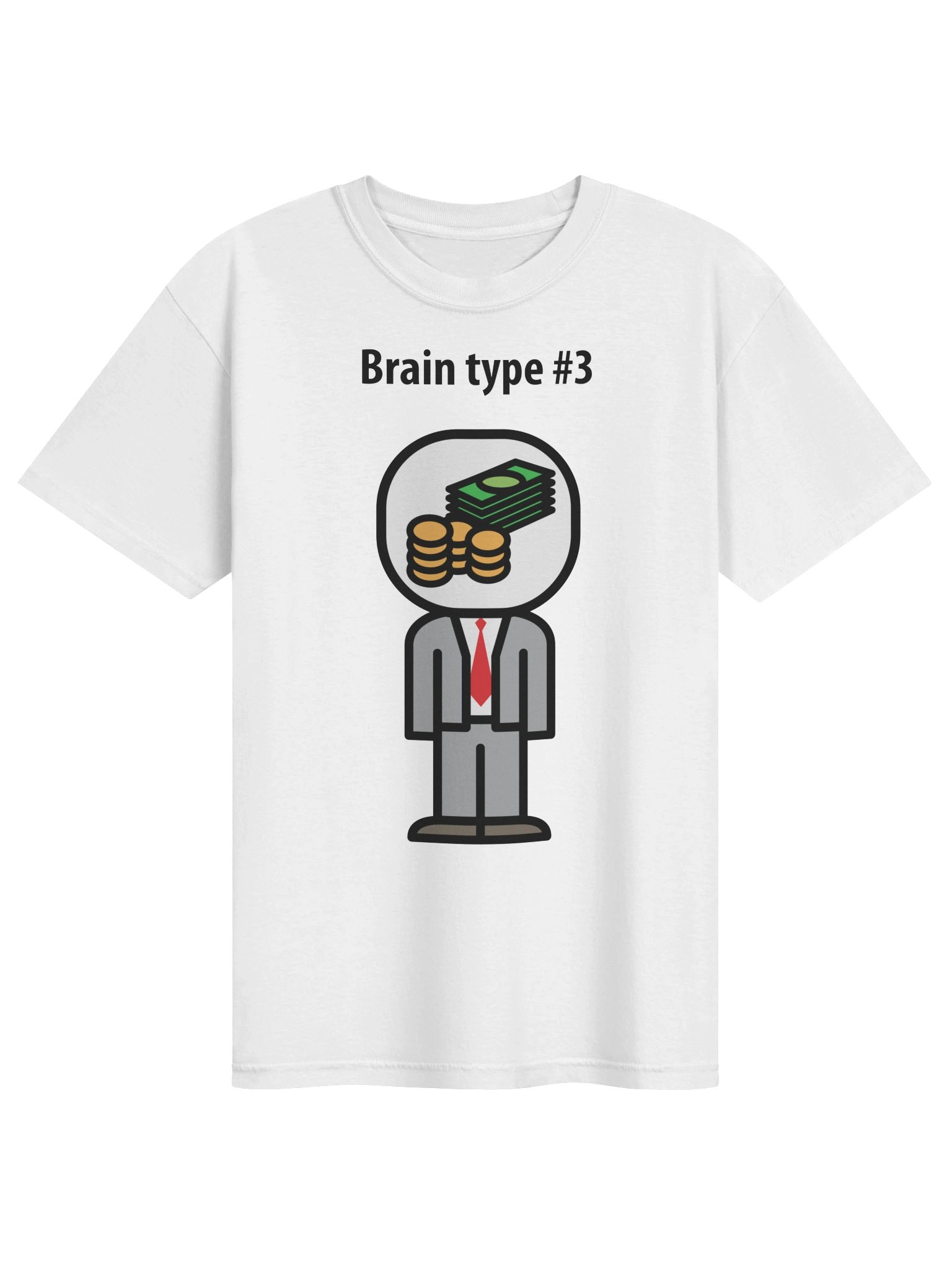 Brain type #3 t-shirt product image (1)
