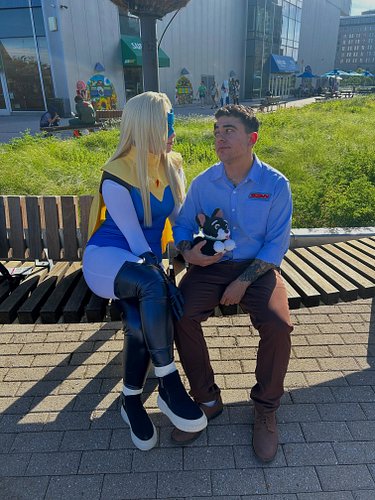 Z - team 💙💛 #dispatchsummer #cosplay #BlondeBlazer #connecticon2026 #dispatch