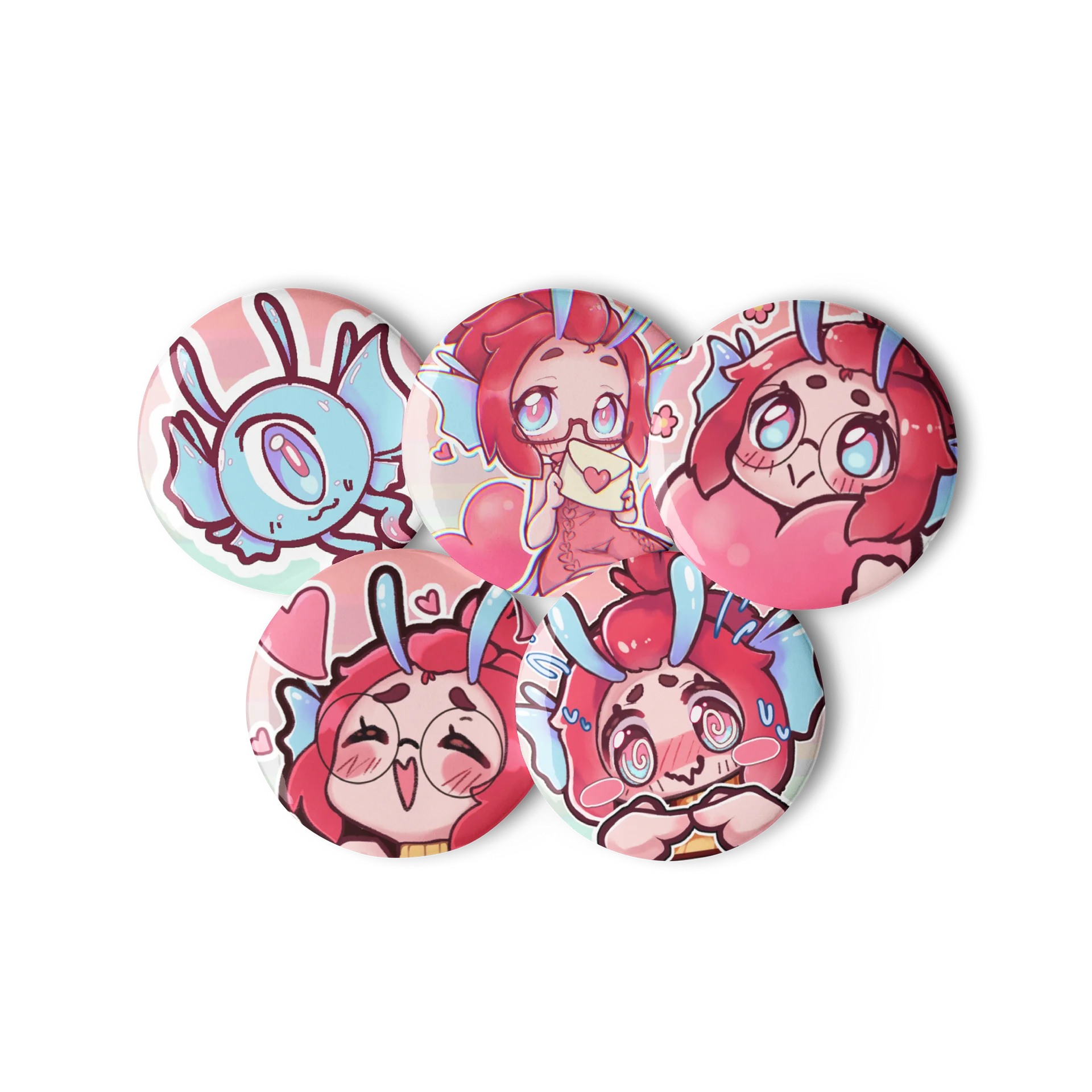 Valentine's Day Button Pin Bundle (2026) product image (3)