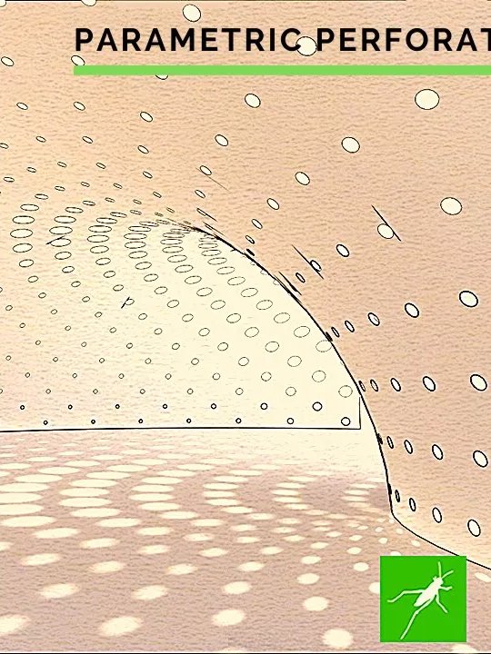 Parametric Perforated Facade Design Grasshopper Rhino Files Download ...