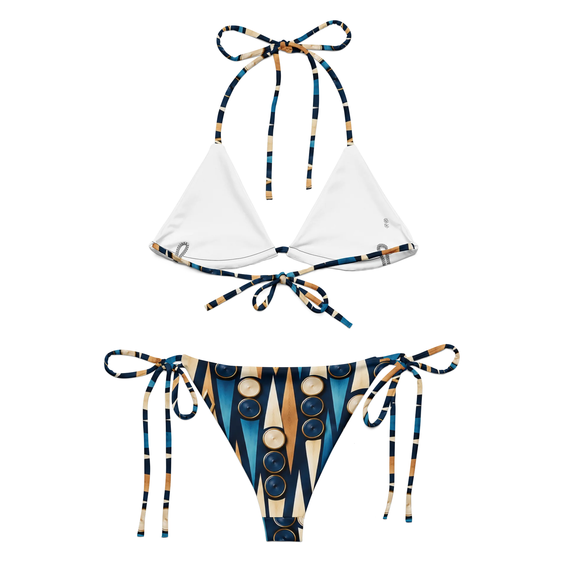Backgammon Blue Bikini product image (1)