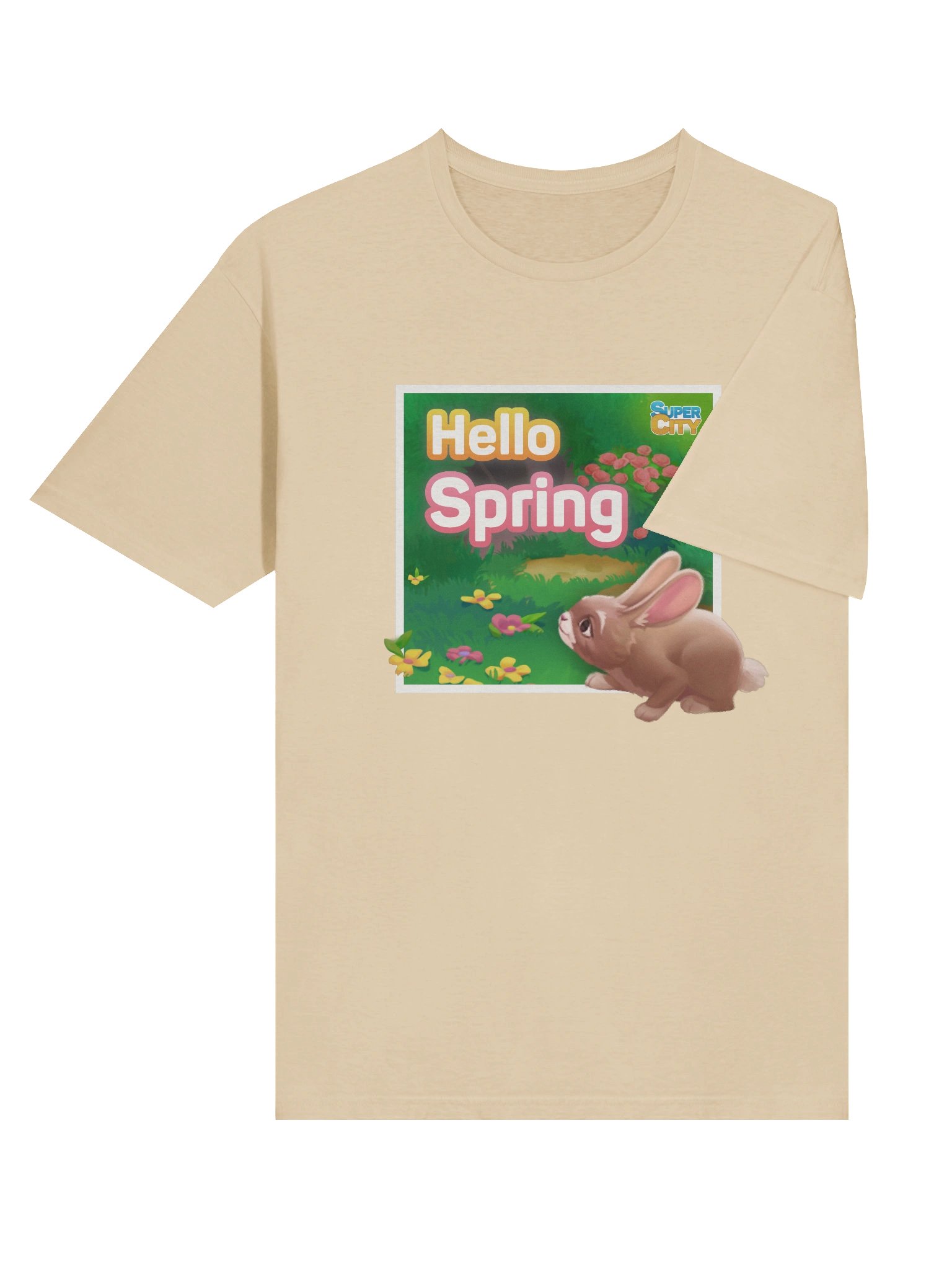 Hello Spring Bunny T-Shirt product image (6)