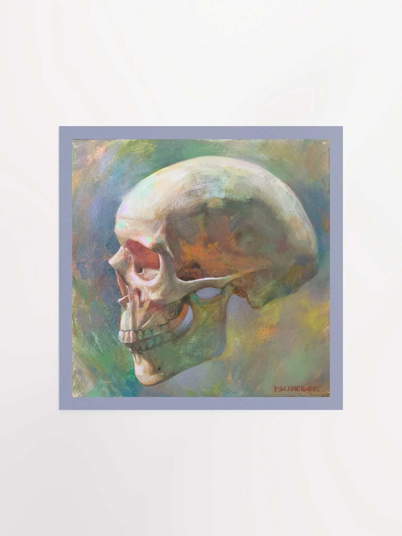 skulls don't frown print product image (1)