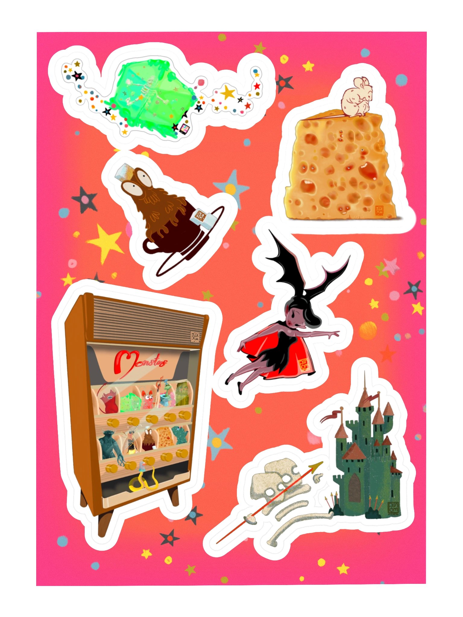 Monster Mayhem 2026 Sticker Sheet 2 product image (1)