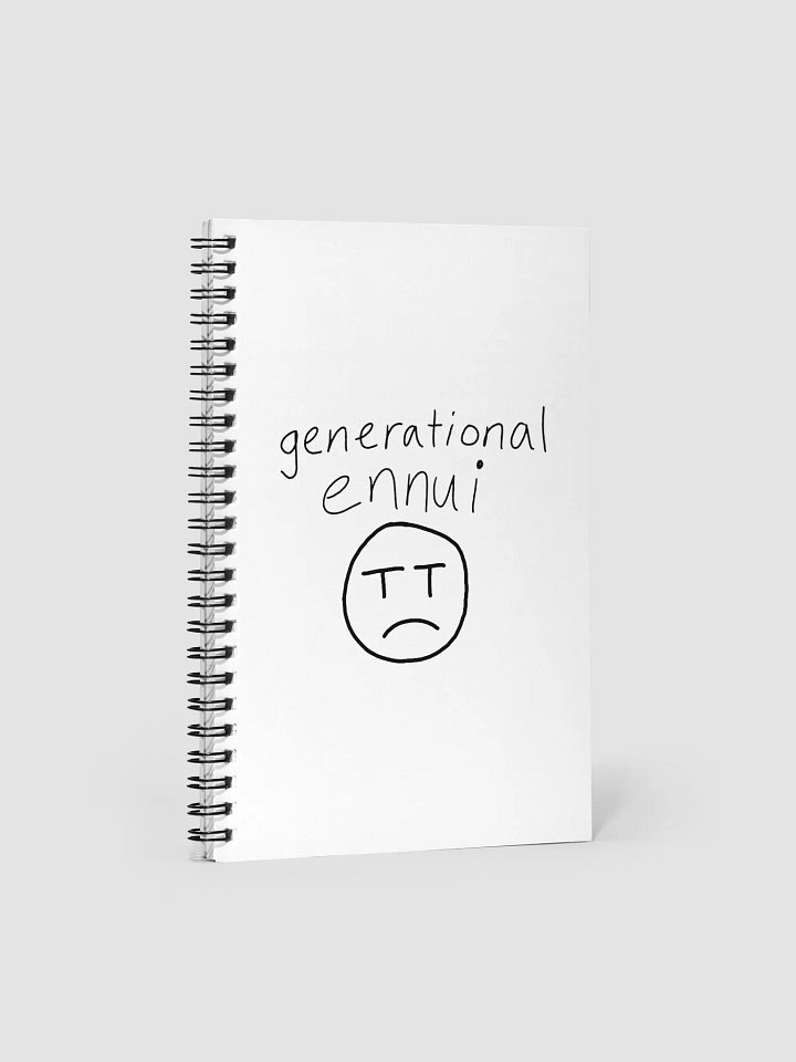 generational ennui - Notebook product image (1)