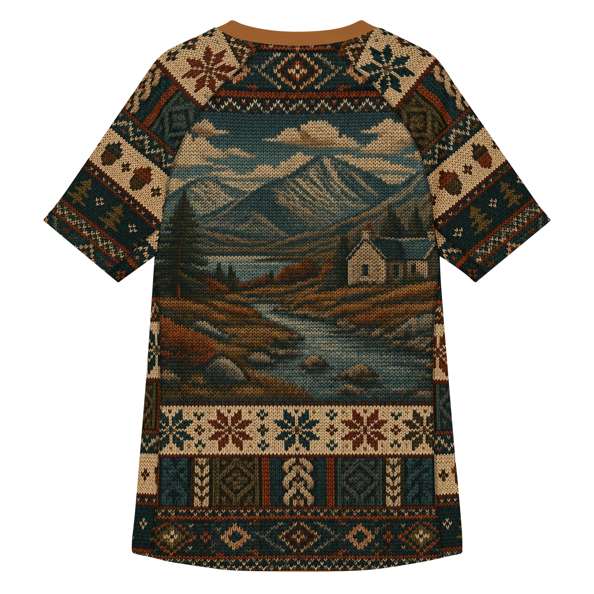 Ugly Sweater Highland Cow Rash Guard product image (4)