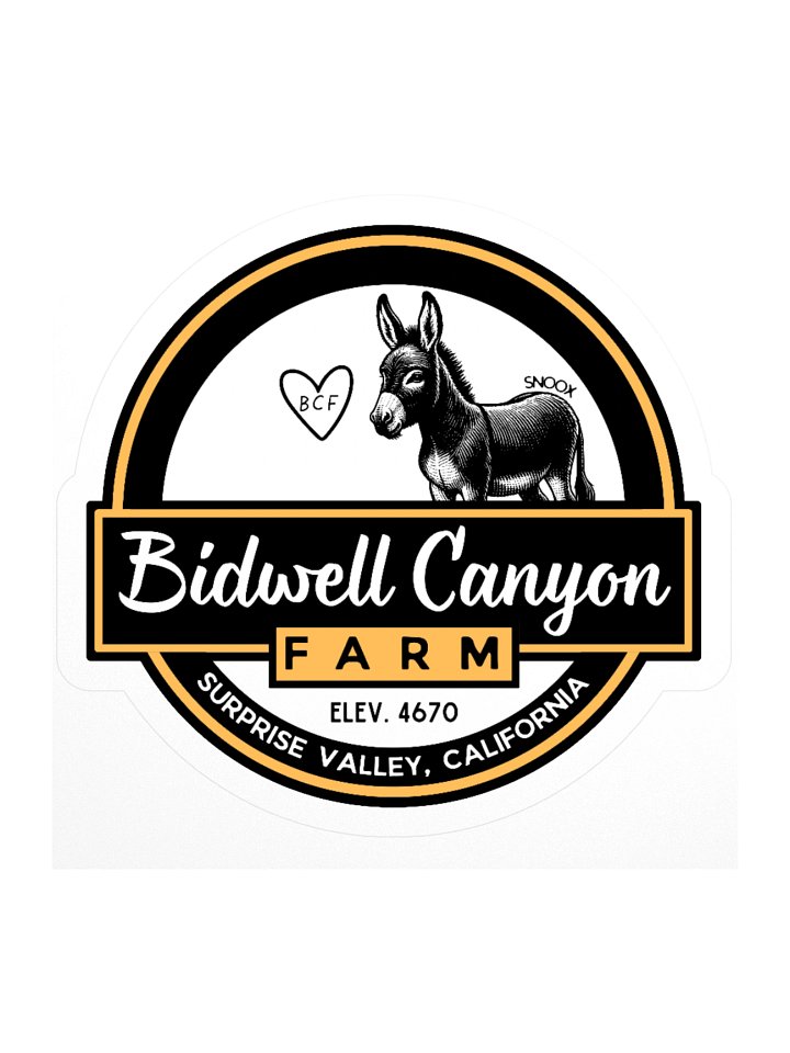 BCF Donkey Lovers Sticker product image (1)